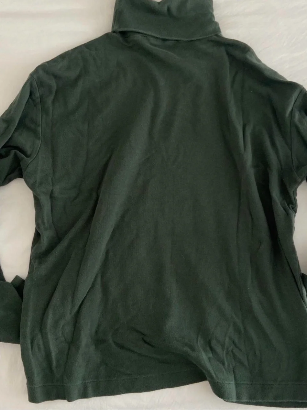 Polo by Ralph Lauren Dark Green Turtleneck Long Sleeve Shirt with Red Pony